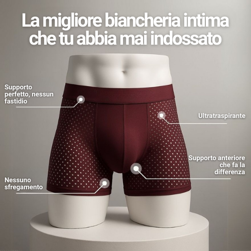 BOXER IN FIBRA DI BAMBÙ – COMODITÀ TUTTO IL GIORNO