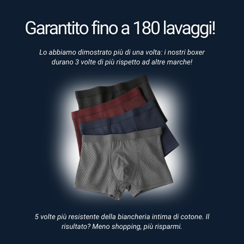 BOXER IN FIBRA DI BAMBÙ – COMODITÀ TUTTO IL GIORNO